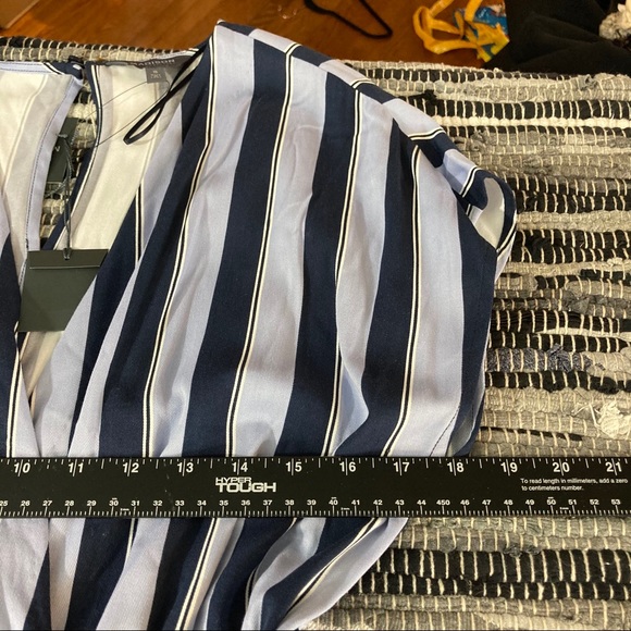 NWT Madison Sleeveless Stripe Jumpsuit - Picture 8 of 13